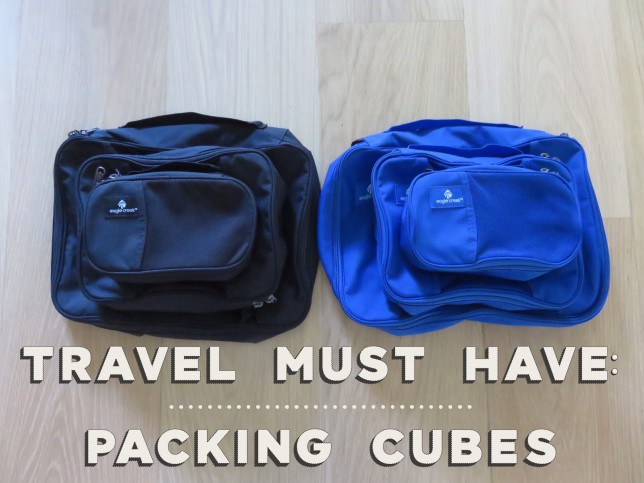 Travel must have: Packing Cubes