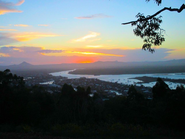 sunset noosa