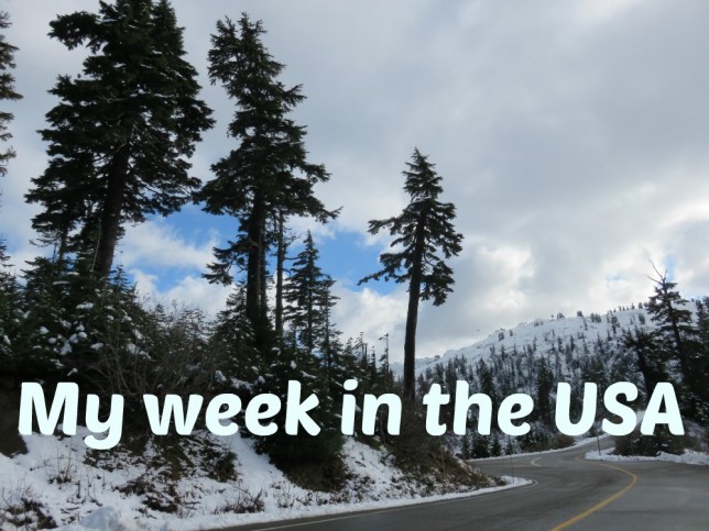 My week in the USA (Personal)